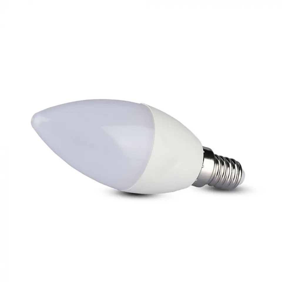 Lâmpada LED vela Chip Samsung 5.5W E14 C37 V-TAC 2