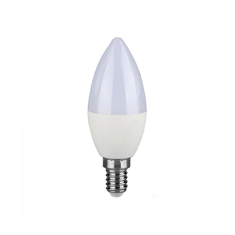 Lâmpada LED vela Chip Samsung 5.5W E14 C37 V-TAC