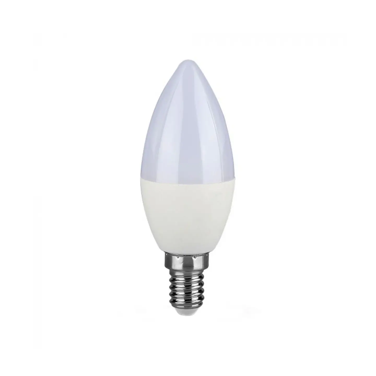 Lâmpada LED vela Chip Samsung 5.5W E14 C37 V-TAC 1