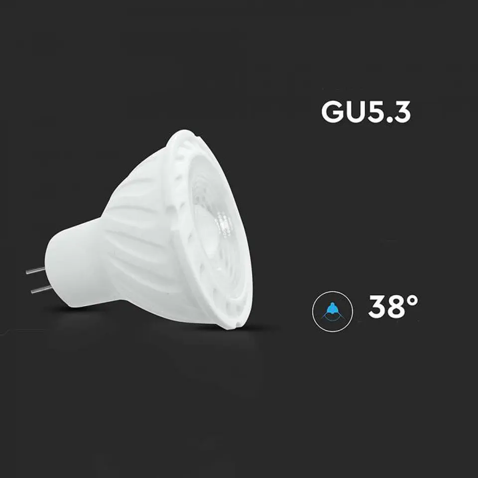 LED Bulb Plastic Chip Samsung 6W 38º MR16 V-TAC 4