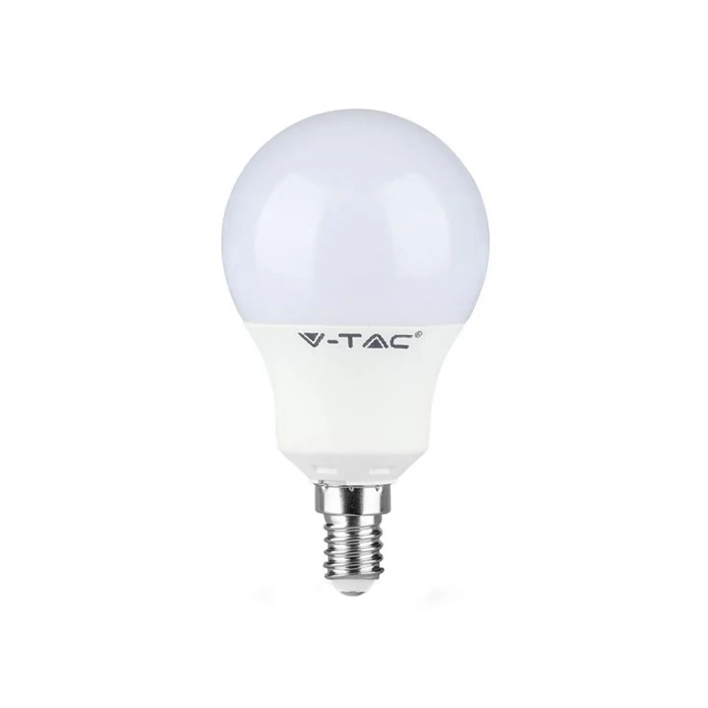 Lâmpada LED Plastic Chip Samsung 8.5W 4000K E14 A60 V-TAC 1