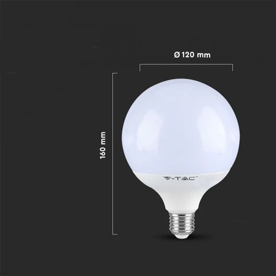 LED Bulb 13W E27 G120 DIM V-TAC 2