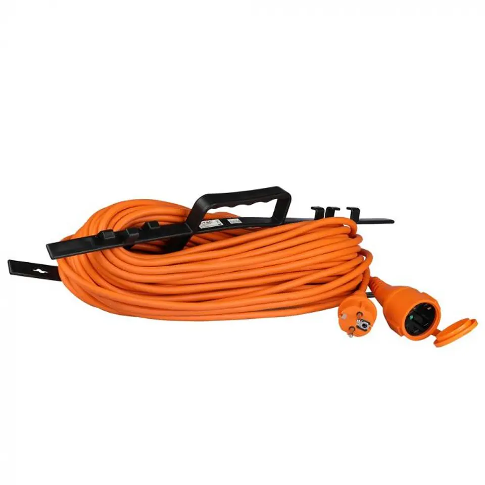 Extension cable 3G1.5mm² X 30m 1 way 16A IP44 V-TAC 2