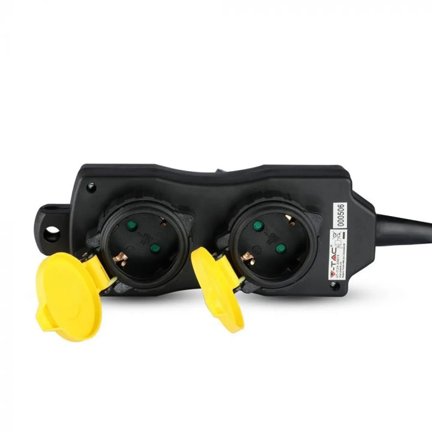 Enchufe de 4 vías 3G1.5mm² X 3m IP44 V-TAC 3