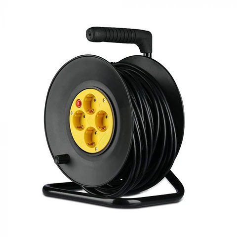Carrete alargador de cable 3G1.5mm² X 25m V-TAC