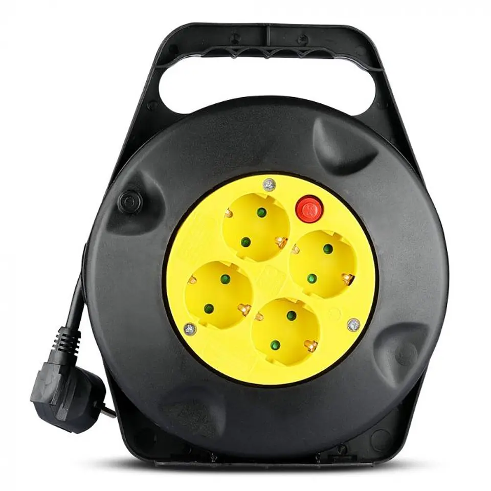 Carrete alargador de cable 3G1.5mm² X 10m V-TAC 2