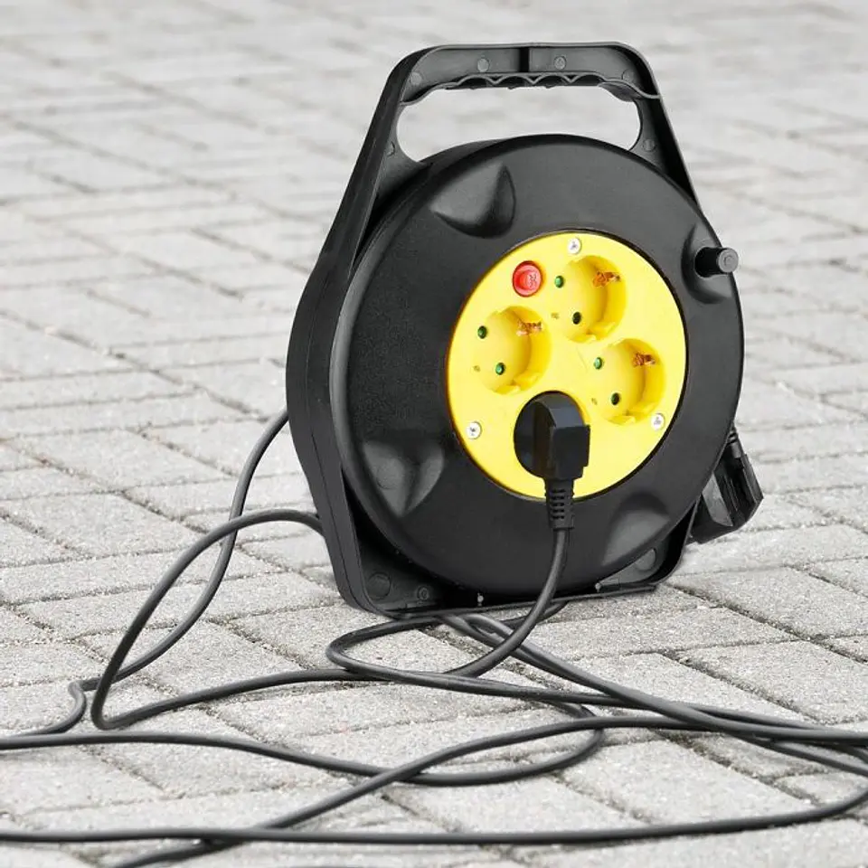 Carrete alargador de cable 3G1.5mm² X 10m V-TAC 5