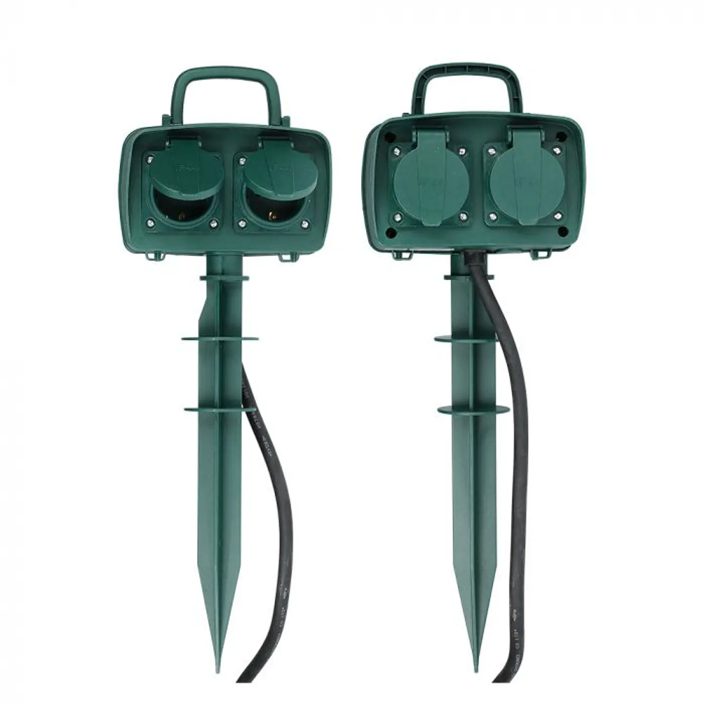 Tomada estaca jardim, 4 vias 3G1.5mm² X 3m IP44 V-TAC 2