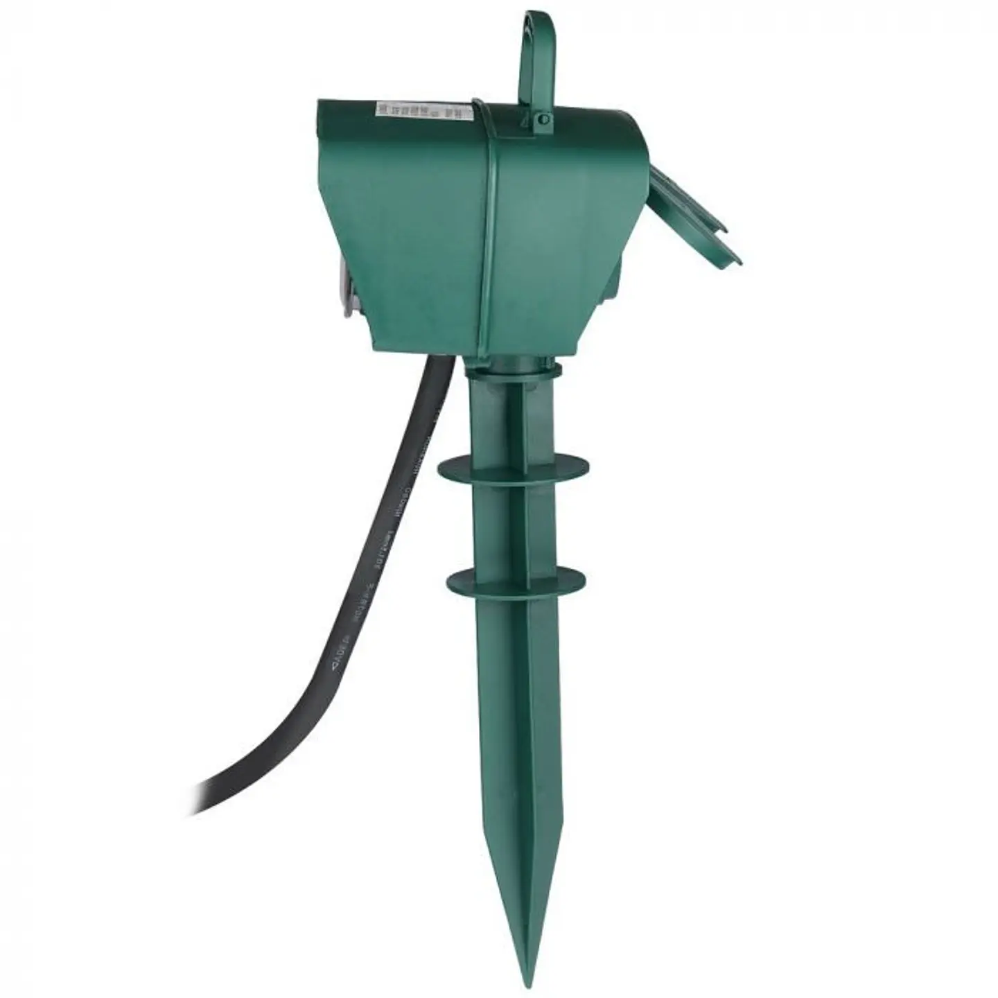 Garden 2-way stake socket with timer 3G1.5mm² X 3m IP44 V-TAC 3