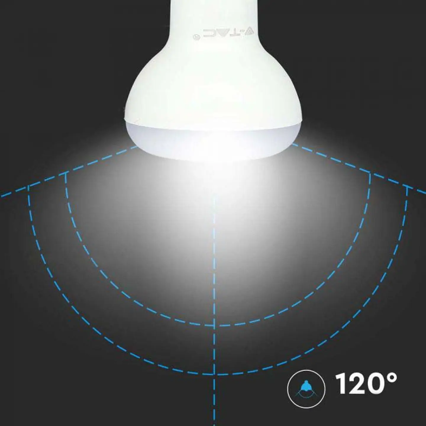 Lâmpada LED 4.8W R50 Samsung Chip 6500K E14 V-TAC 5