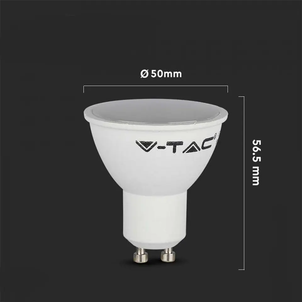 Lâmpada LED 4.5W SMD Spotlight GU10 110° V-TAC 4