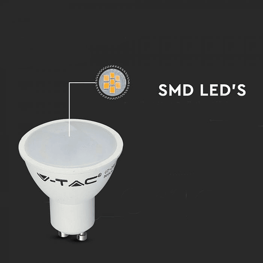 Lâmpada LED Spotlight 5W GU10 110° V-TAC