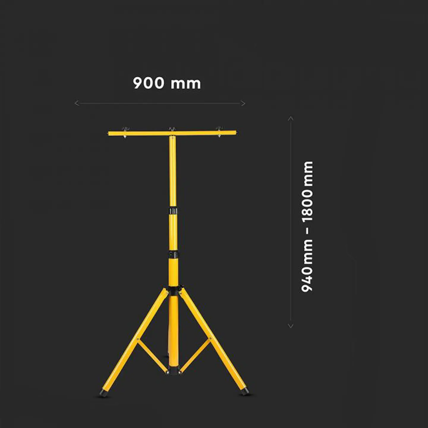 Tripé para projetor Amarelo V-TAC 7