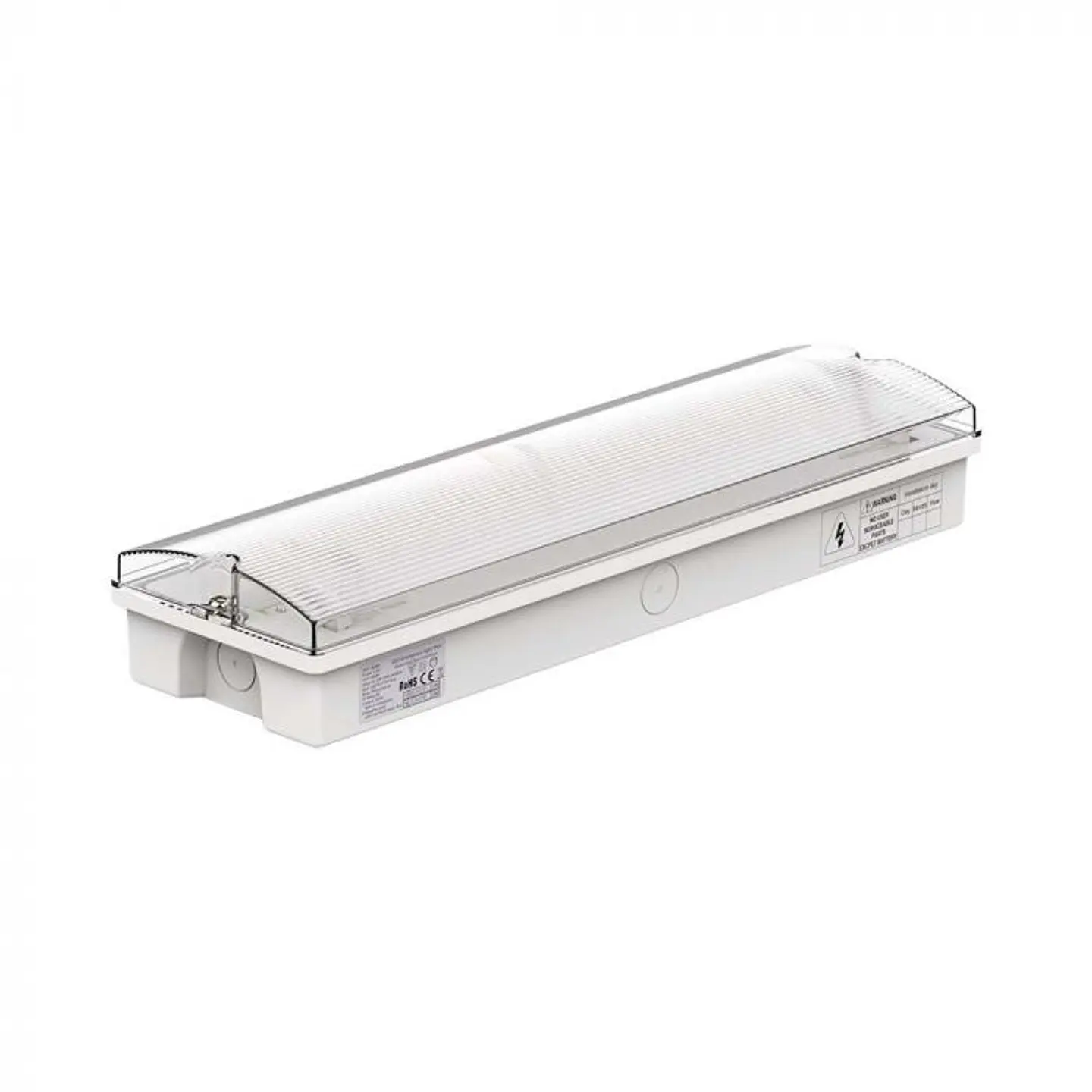 Pantalla de Emergencia con botón de autoprueba y control RF 6400K V-TAC 1