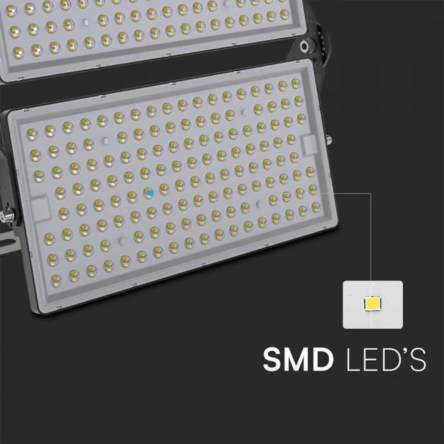 Projetor LED 500W Super High Power 1m cable IP65 135lm/W V-TAC 3