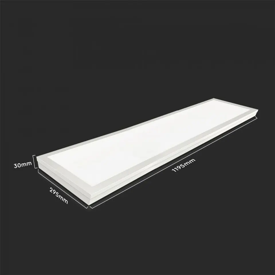 LED Backlit Panel 40W 2IN1 Samsung chip 1200x300mm V-TAC 2