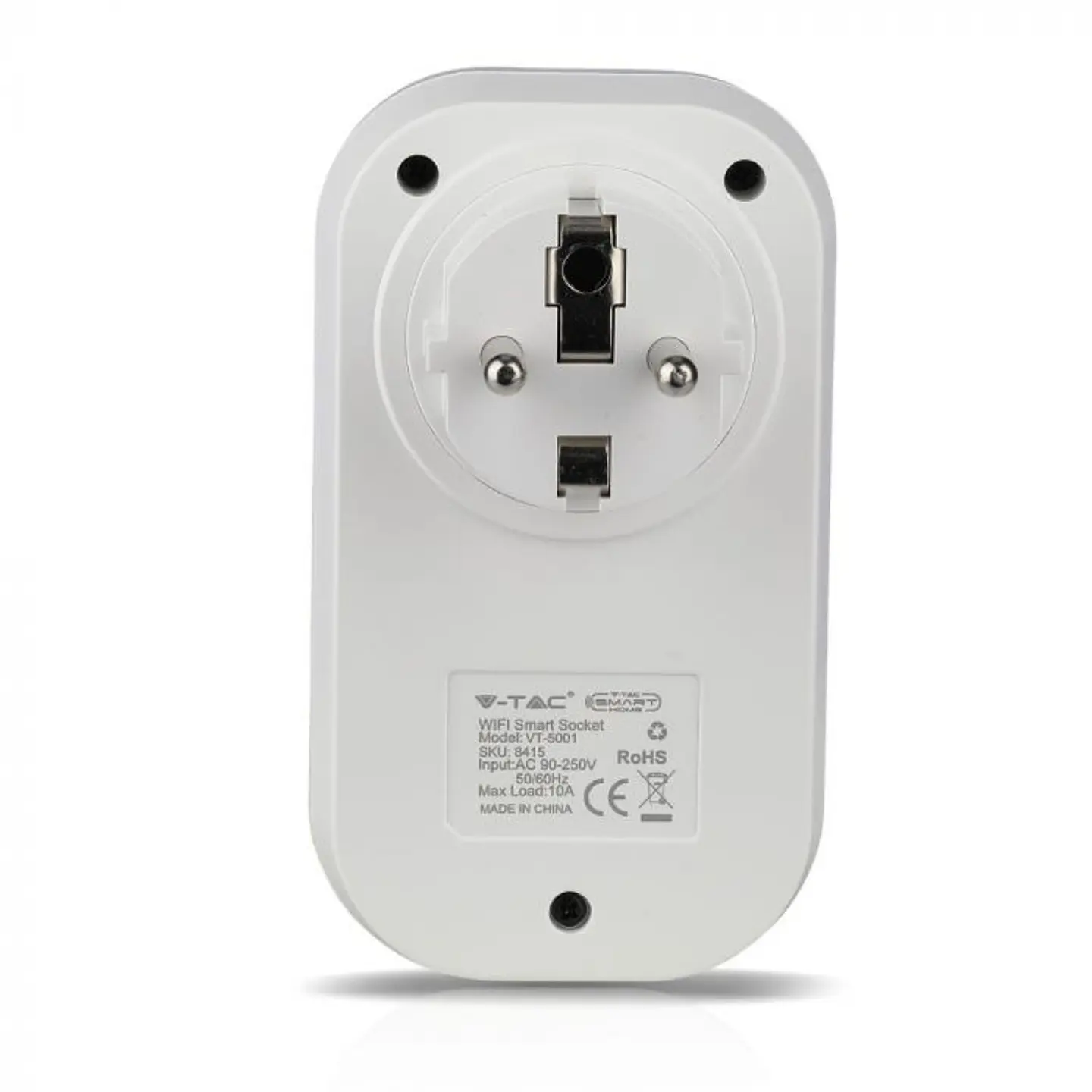 EU Plug Socket with WIFI, works with Amazon Alexa & Google Home V-TAC 3