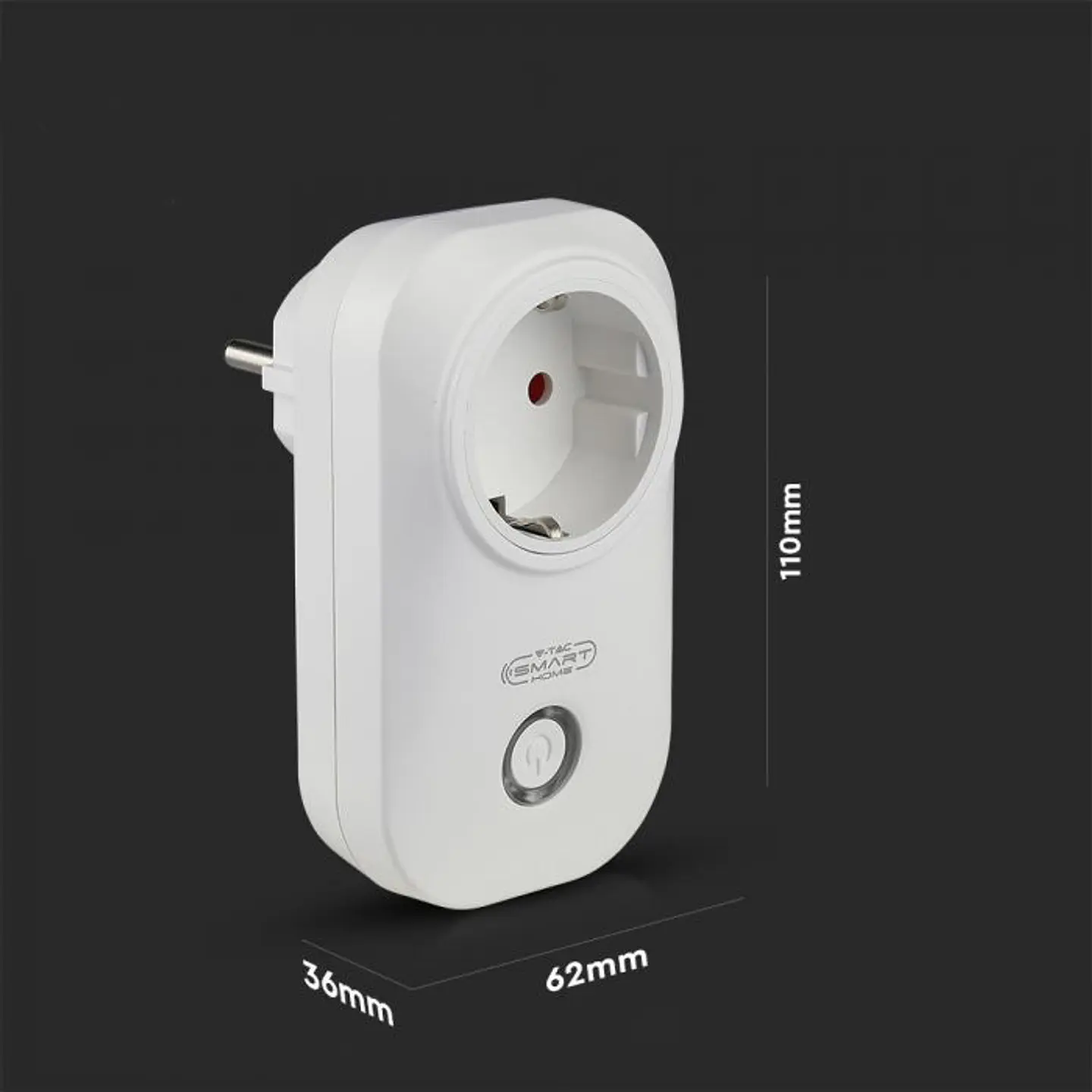 EU Plug Socket with WIFI, works with Amazon Alexa & Google Home V-TAC 4