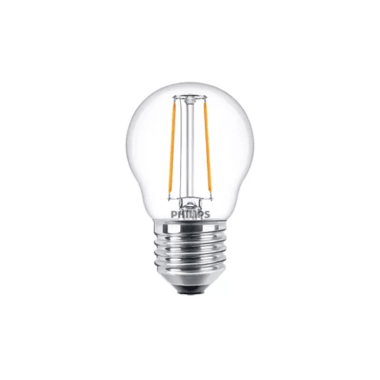 Bombilla CorePro LEDLuster ND 2-25W P45 E27 827 CLG Philips