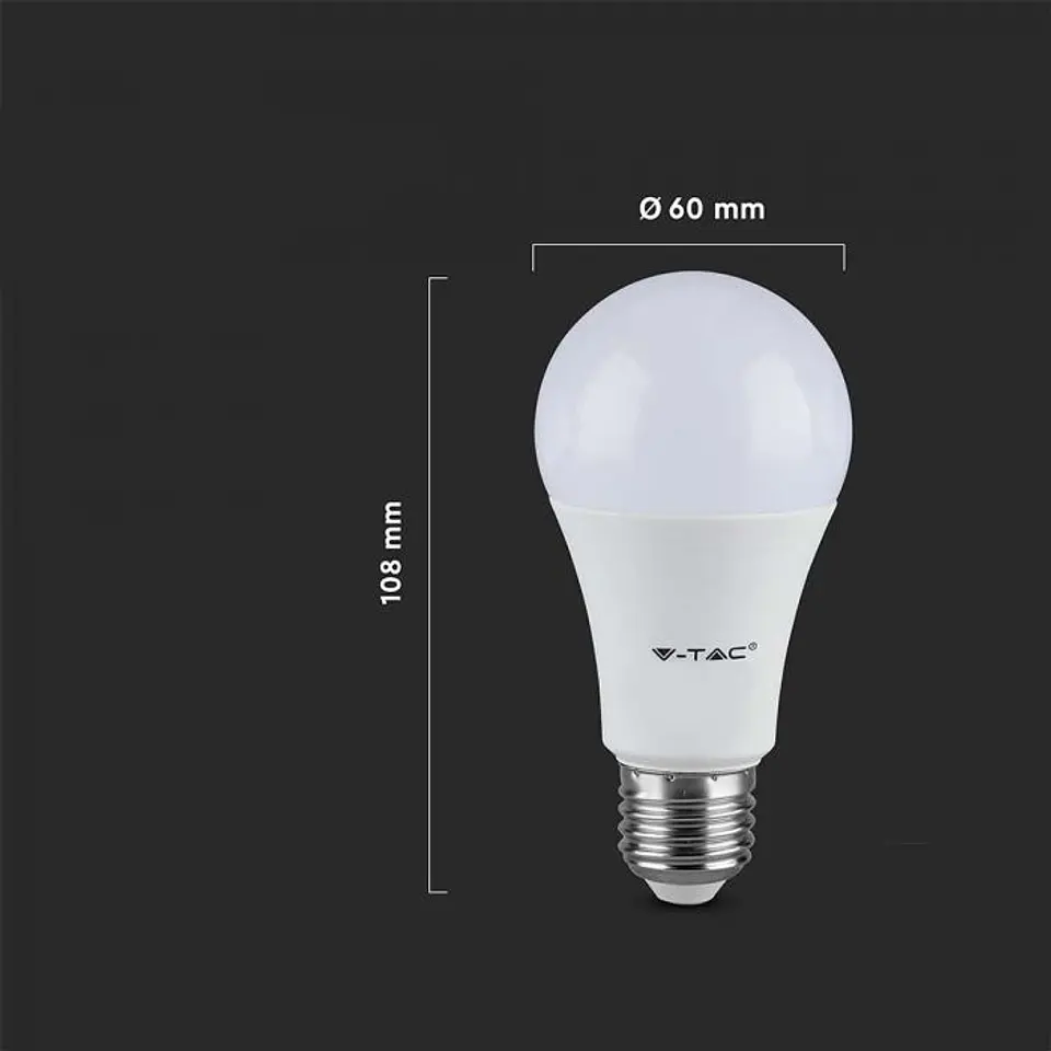 Bombilla LED Thermal plastic 8.5W E27 A60 V-TAC 4