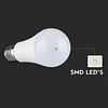 Lâmpada LED Thermal plastic 8.5W 3000K E27 A60 V-TAC