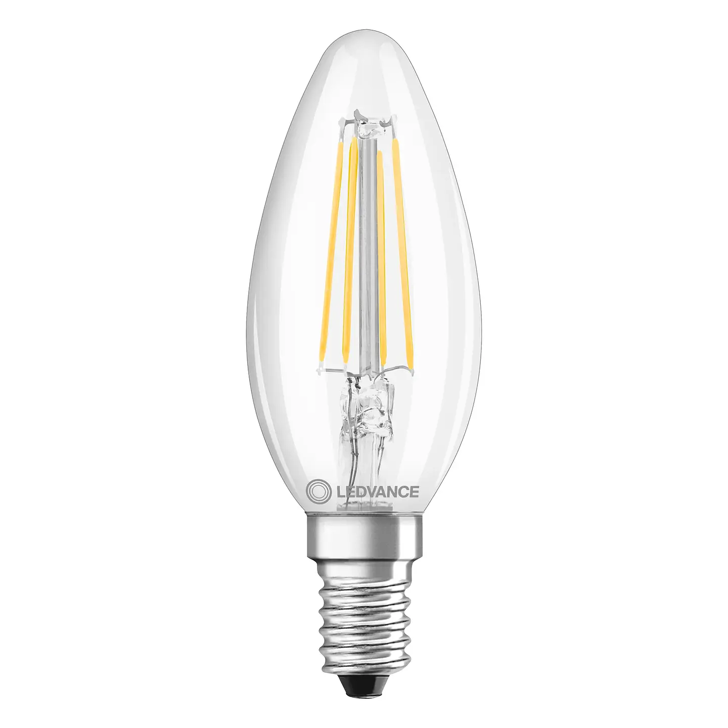 Bombilla LED Classic B 40 Filament DIM P 4.8W 827 E14 clear Ledvance 2