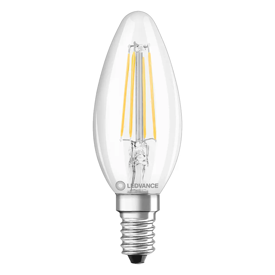 Bombilla LED Classic B 40 Filament DIM P 4.8W 827 E14 clear Ledvance 2
