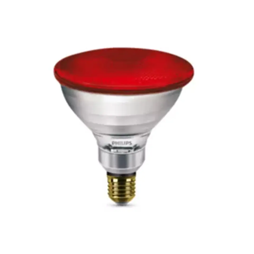 Lâmpada Infravermelha PAR38 175W E27 230V Red 1CT/12 Philips 1