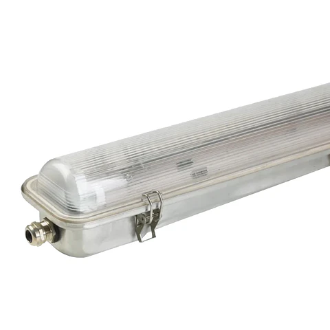 Armadura Estanque Inox c/ difusor de policarbonato IP65 byWATT