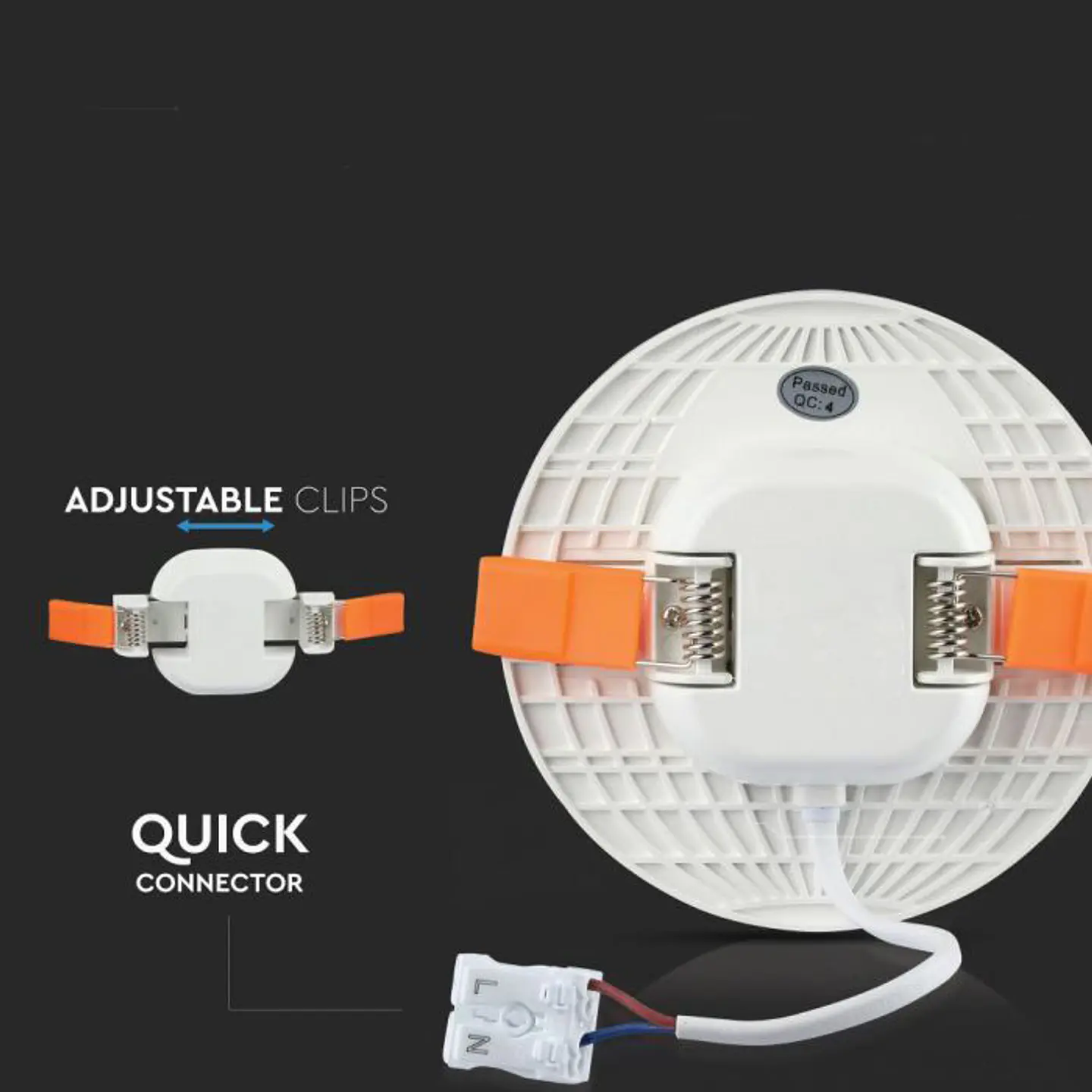 Downlight LED redondo ajustable chip Samsung 18W 4000K V-TAC 5