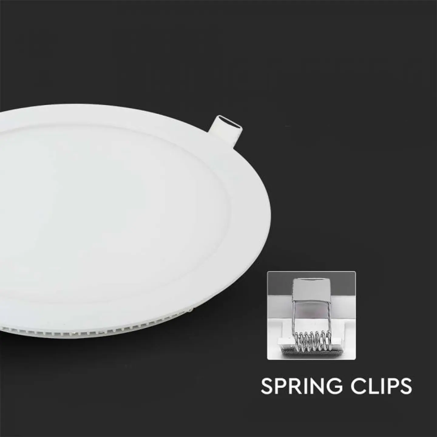 Downlight de encastrar redondo LED 18W 2700K V-TAC 4