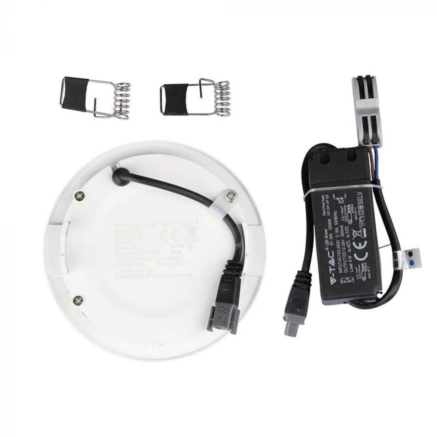 Downlight LED de encastrar redondo c/chip Samsung 6W V-TAC 3