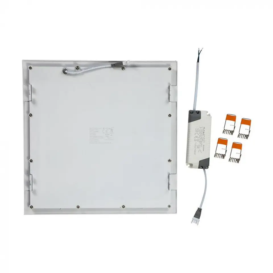 Downlight LED de encastrar quadrado 24W 3000K 300X300mm V-TAC 2