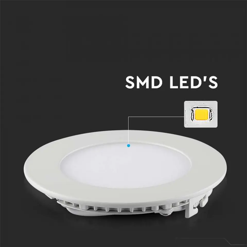 Downlight LED de encastrar redondo 18W V-TAC 6