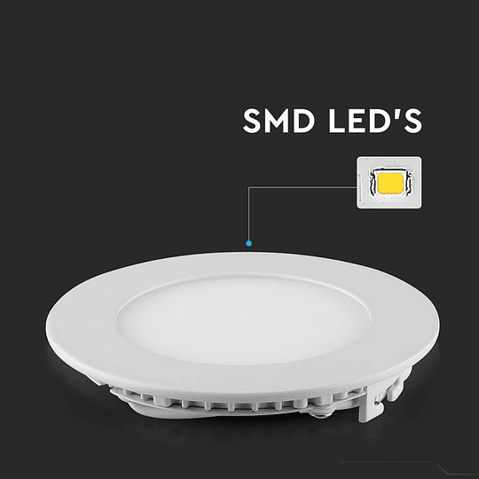 Downlight LED de encastrar redondo 24W 6400K V-TAC