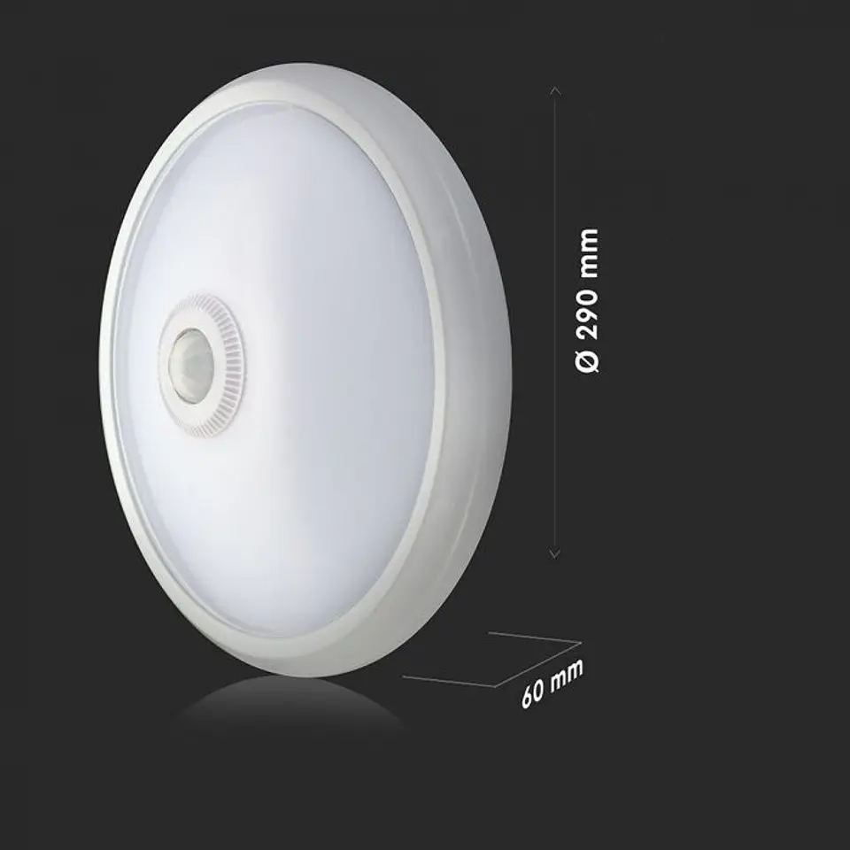 DOME 12W LED ceiling light with motion sensor V-TAC  7