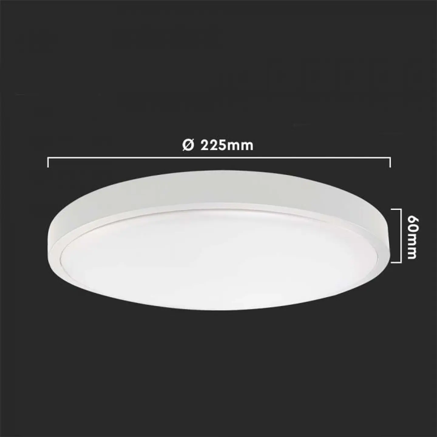 Plafon LED DOME 18W 4000K IP44 c/sensor de micro-ondas V-TAC 2
