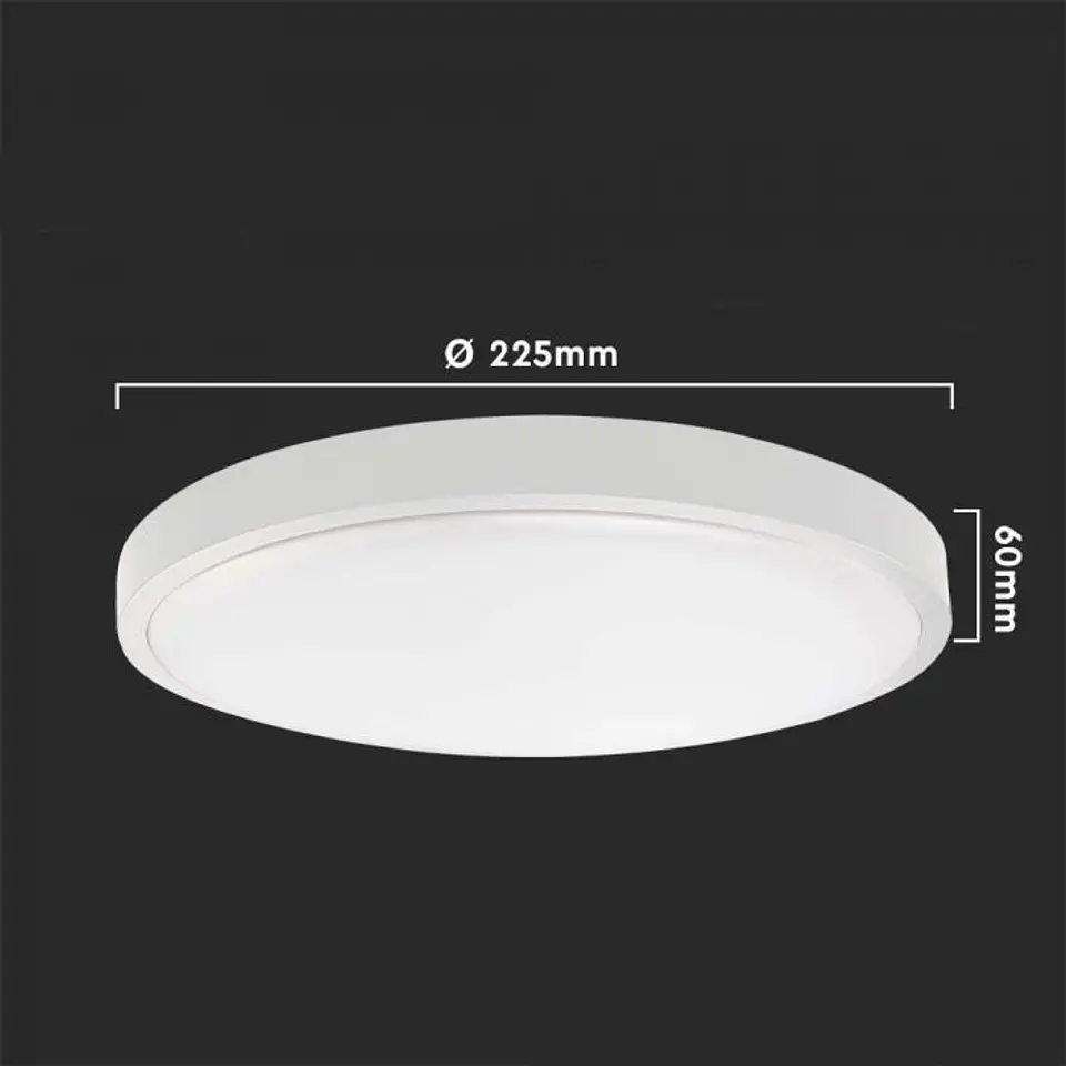 Plafon LED DOME 18W 4000K IP44 c/sensor de micro-ondas V-TAC 2