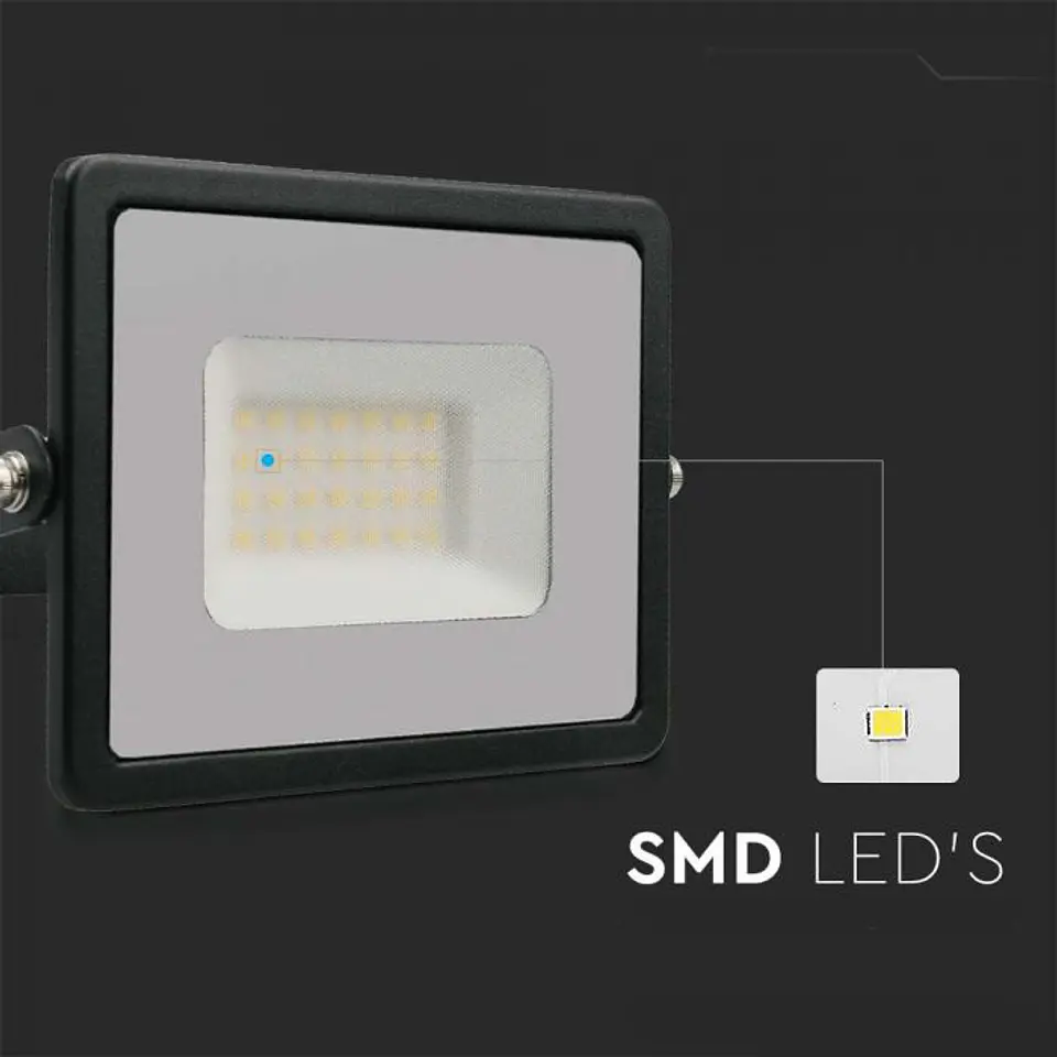 Projetor LED SMD 30W IP65 Preto V-TAC 4
