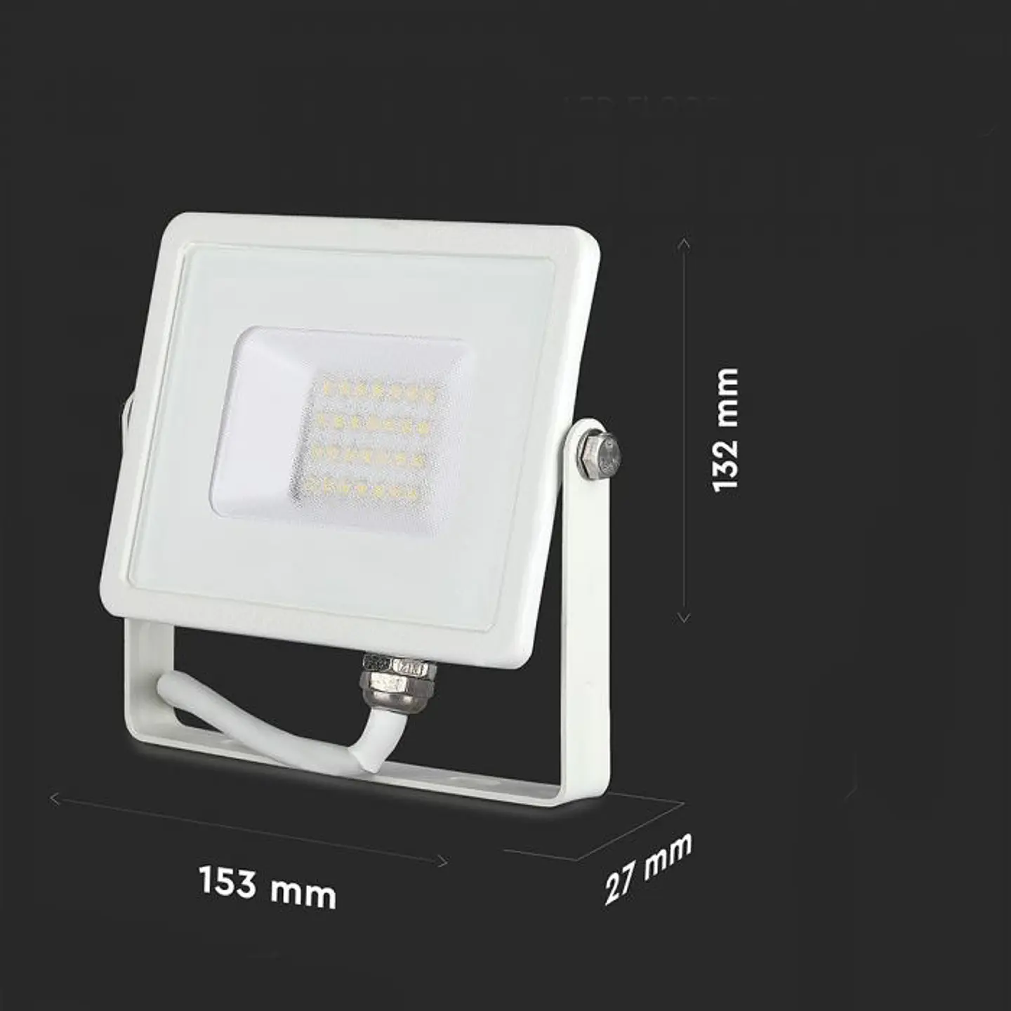 Projetor LED Chip Samsung 20W 6400K Branco V-TAC 5