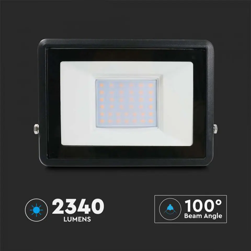 Proyector LED Chip Samsung Direct Connection 30W 6500K Negro V-TAC 4