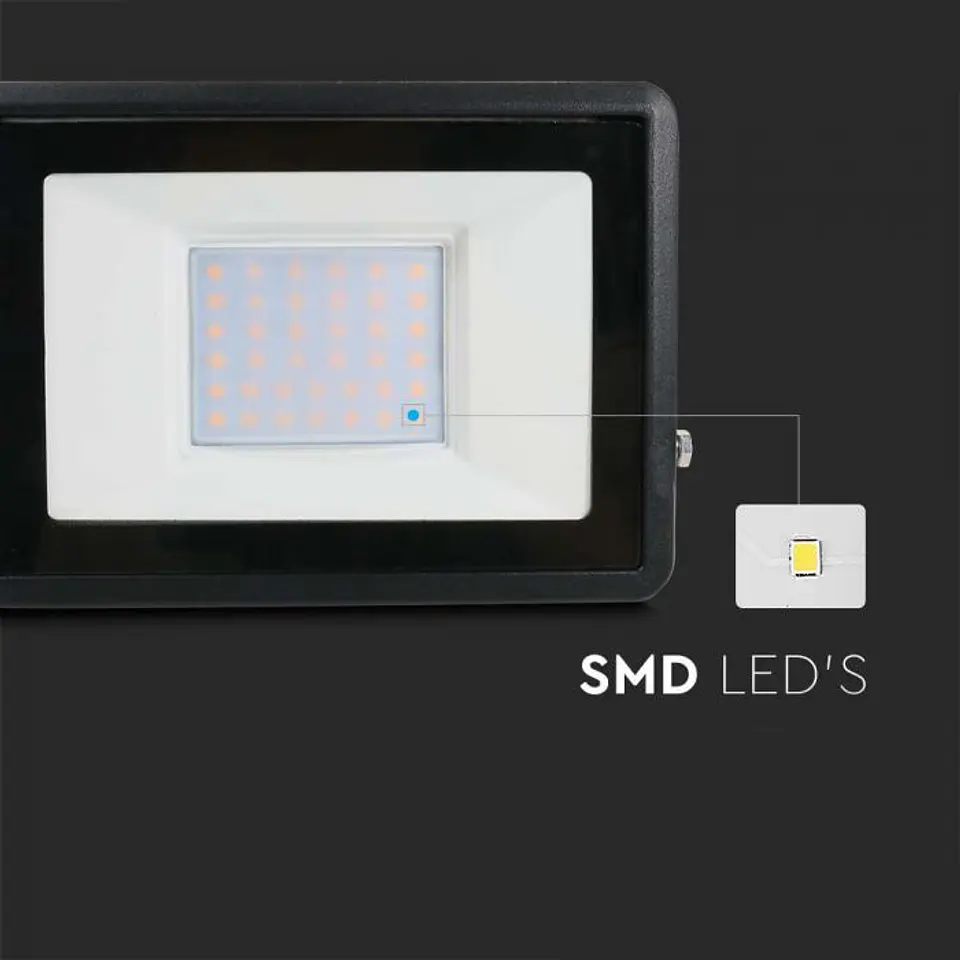 Proyector LED Chip Samsung Direct Connection 30W 6500K Negro V-TAC 5