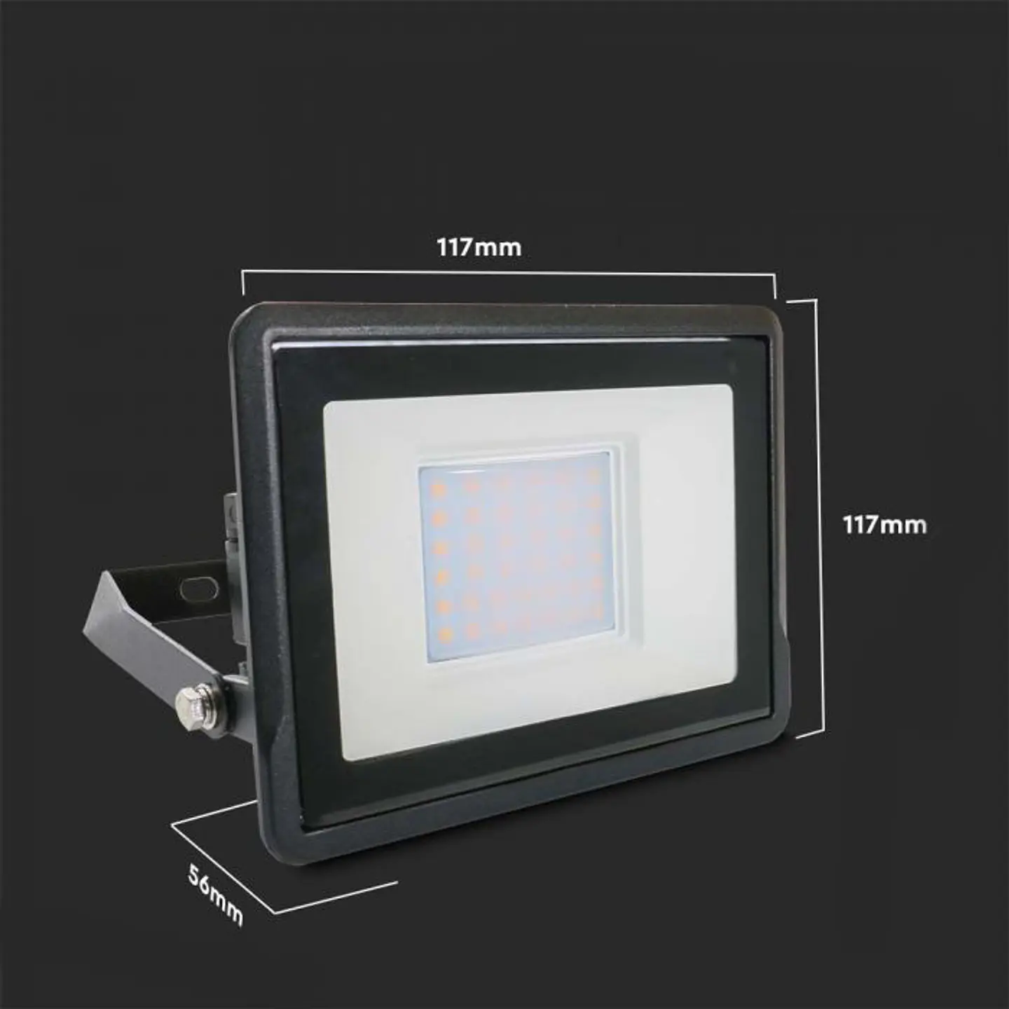 Proyector LED Chip Samsung Direct Connection 30W 6500K Negro V-TAC 6