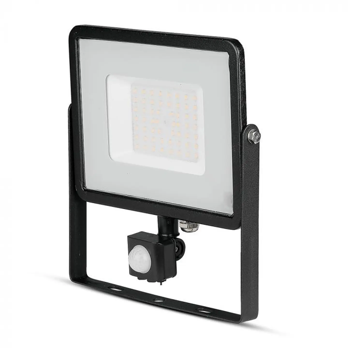 Projetor LED SMD Chip Samsung c/sensor PIR 50W corpo Preto V-TAC 1