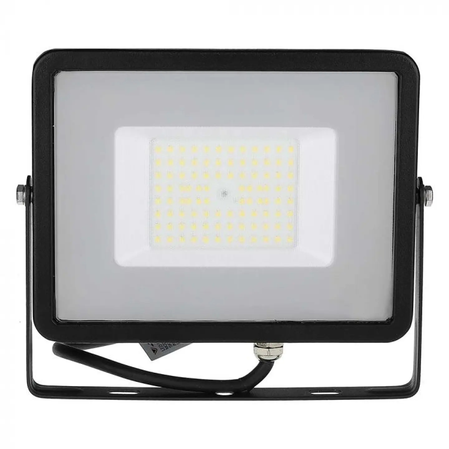 Projetor SMD LED Chip Samsung 50W 6500K Corpo Preto/Vidro Cinza V-TAC 2