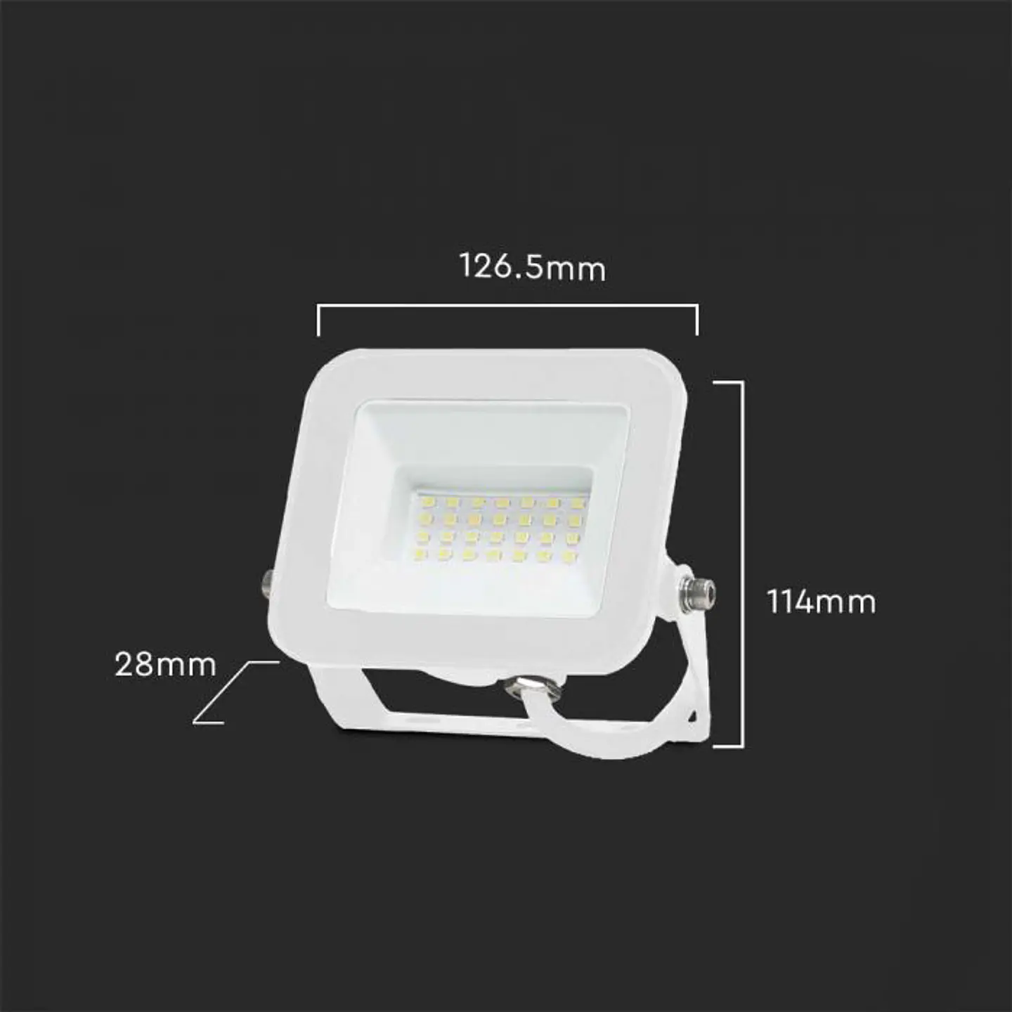 Proyector LED Chip Samsung 20W 4000K Blanco V-TAC 2