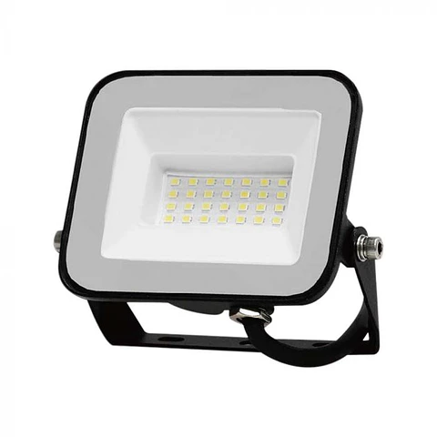 Projetor LED Chip Samsung 30W 6500K Corpo Preto/Vidro Cinzento V-TAC