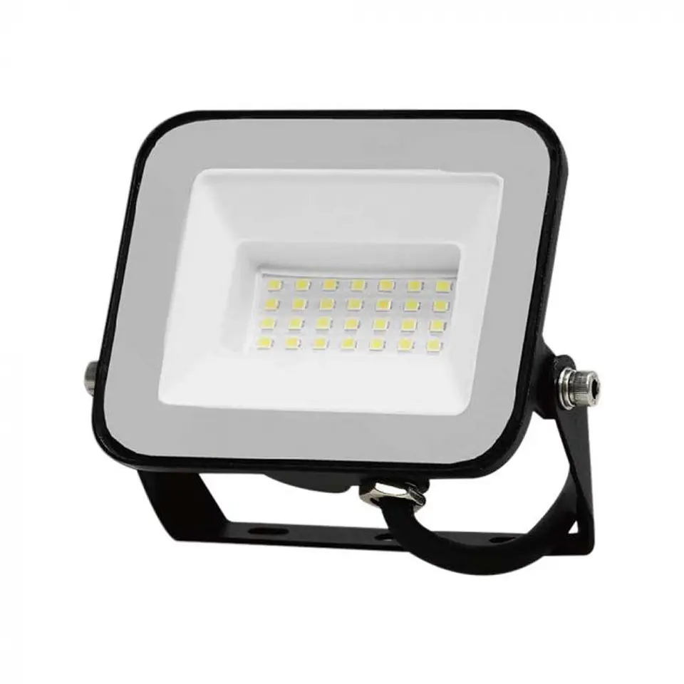 Projetor LED Chip Samsung 30W 6500K Corpo Preto/Vidro Cinzento V-TAC 1