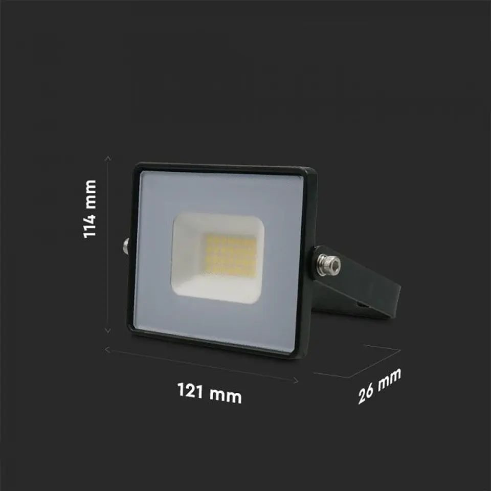 LED SMD Floodlight 20W Body Black/Grey Glass  2