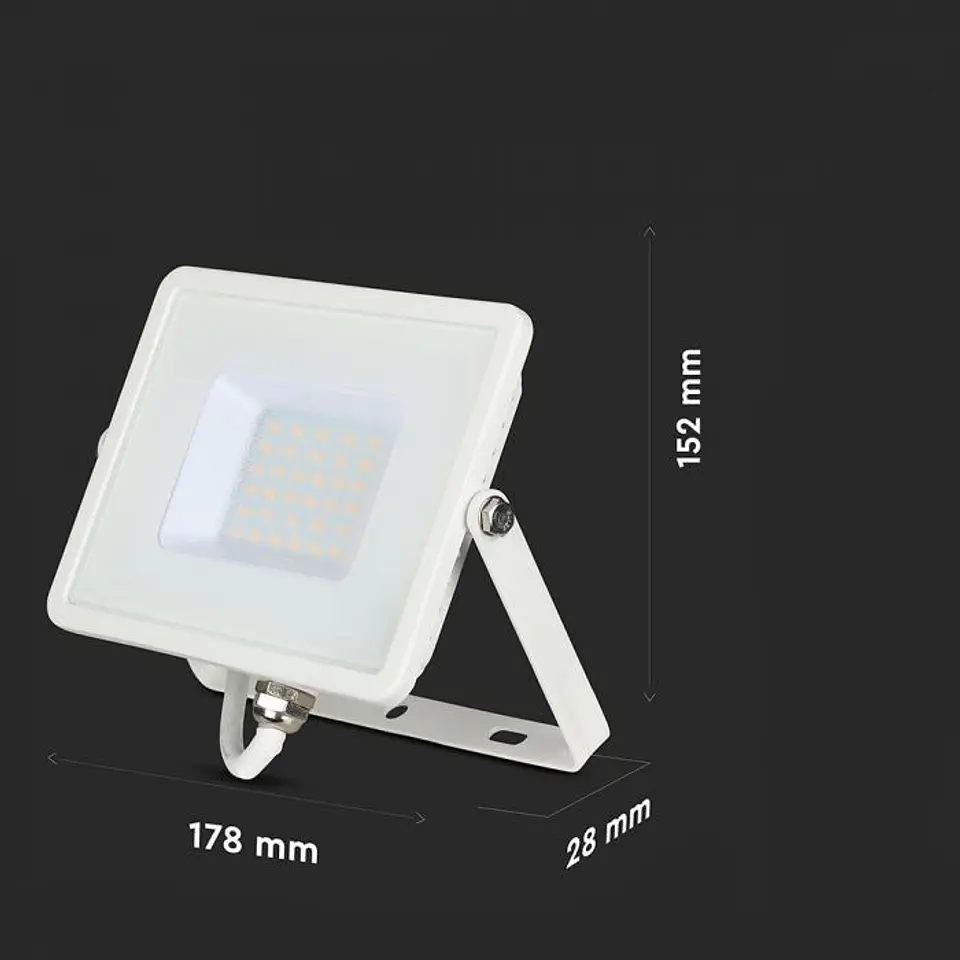 Projetor LED SMD Chip Samsung 30W 3000K Branco V-TAC 7